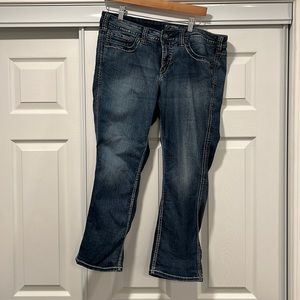 Silver Twisted Capri